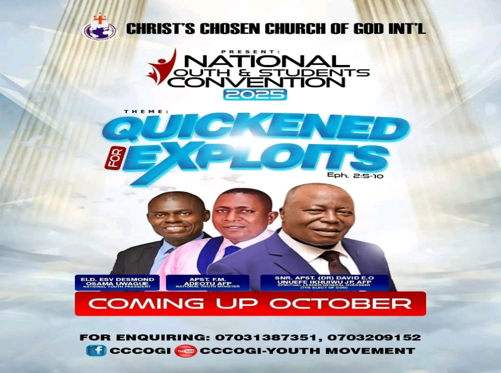 National Youths and Students Conventionn (NYSC) 2025